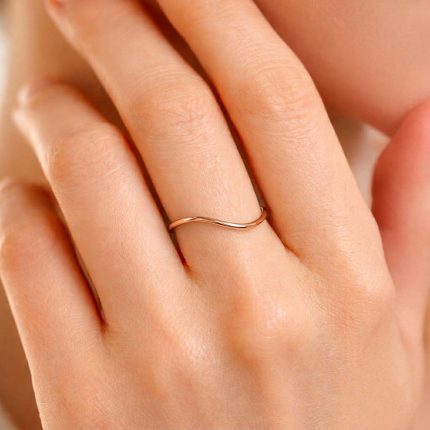 Foto anello Anima onda oro rosa