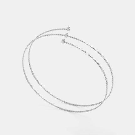 Bracciale Origini 3 diamanti in oro bianco